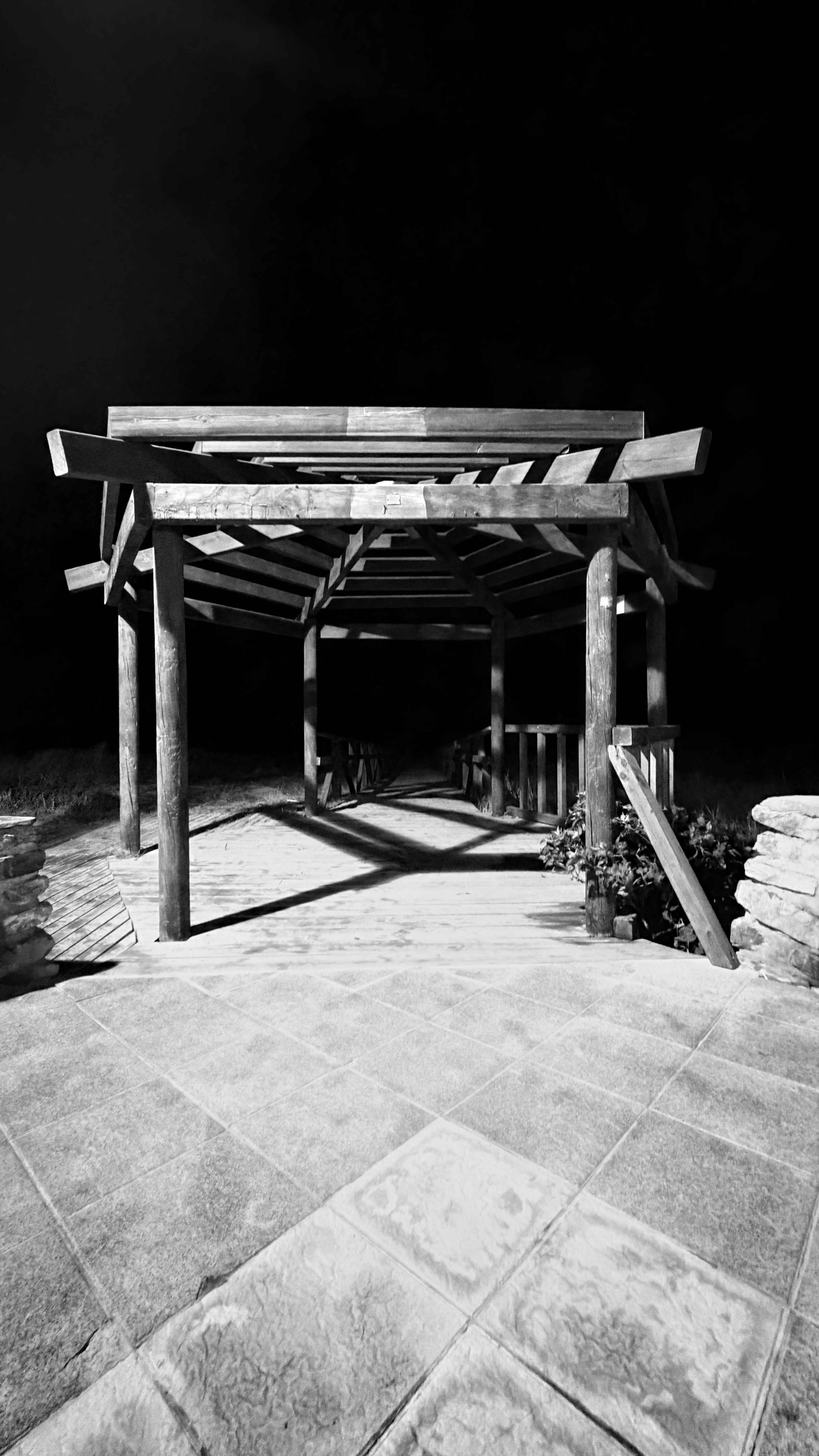 Tarifa Entree Strand at night